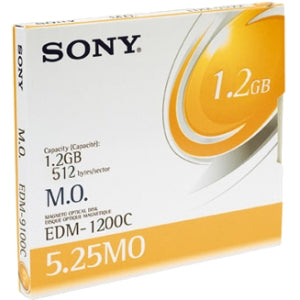 EDM1200C Sony 1.2GB MO-RW Rewritable 5.25-inch Magneto Optical Media