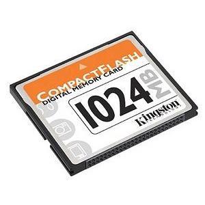 CF/1024 Kingston 1GB Type I CompactFlash (CF) Memory Card