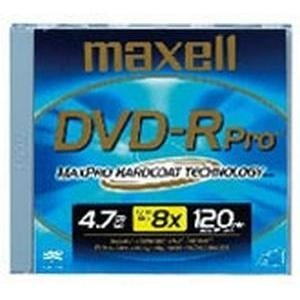 635090 Maxell DVD-R 4.7GB 8X ProJewelcase