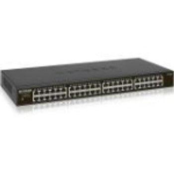 NetGear - GS348-100NAS - 48-port Gigabit Ethernet Rackmount Unmanaged Switch (GS348) 48 x Gigabit Ethernet Network Twisted Pair 2 Layer Supported Rack-mou