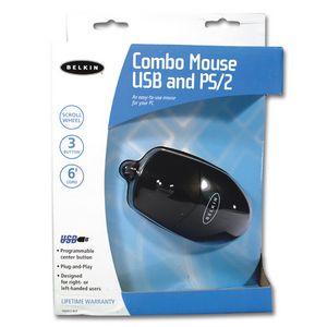 F8E812-BLK-E Belkin 3-Button Scroll Mouse Black