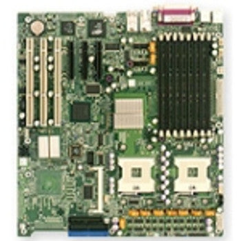 SuperMicro - MBD-X6DHE-G2-O - X6DHE-G2 Dual Socket FC-mPGA4 Intel E7520 Chipset Dual Intel Xeon Processors Support DDR2 8x DIMM 2x SATA Extended-ATX Serve