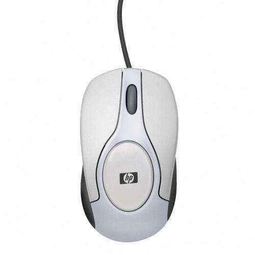 P2356AA HP Four-Button Ergo Optical Mouse USB Silver/Black