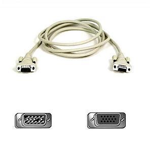 F2N025-06-T Belkin VGA/SVGA Extension Cable HDB15 Male to HDB15 Female 6ft