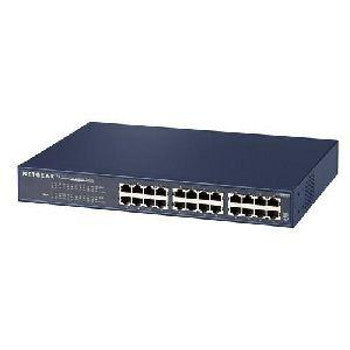 NetGear - JFS524FNA - ProSafe Plus 24-Ports 10/100Mbps RJ45 Fast Ethernet Rackmount Switch