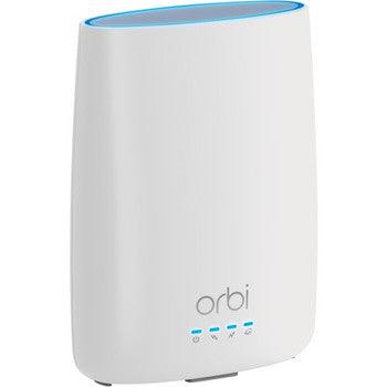 NetGear - CBR40-100NAS - Orbi CBR40 IEEE 802.11ac Cable Modem/Wireless Router 2.40 GHz ISM Band 5 GHz UNII Band 2200 Mbit/s Wireless Speed 4 x Network Por