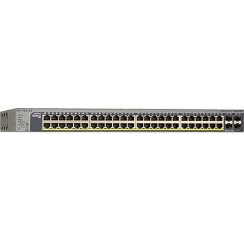 NetGear - GS752TP - Stackable Smart Managed Switch Series 48 Network 4 Expansion Slot Manageable Twisted Pair Optical Fiber Modular 3 Layer Supported Ra