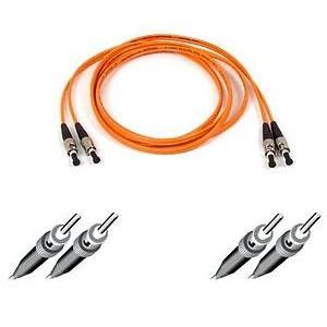 A2F20200-60 Belkin Patch Cable ST Multimode (Male) ST Multimode (Male) 60ft Fiber Optic Orange