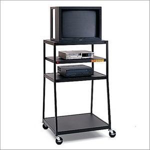 BB54SX-E4 Bretford Manufacturing Bretford Wide Body TV Cart w/ Adjustable Shelf (Refurbished)