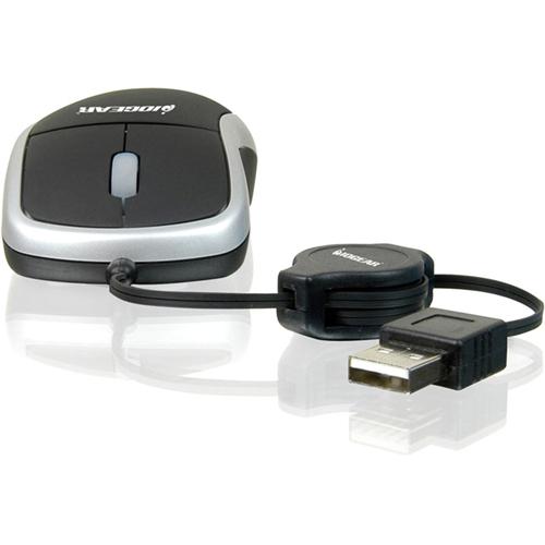 GME226 Iogear 1600Dpi Laser Mouse With Retractable Cable