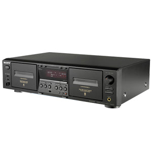 TC-WE475 Sony Dual Cassette Player / Recorder 2 x Cassette Capacity Auto-reverse Black (Refurbished)