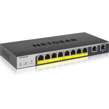 NetGear - GS110TPP-100NAS - GS110TPP Ethernet Switch - 8 Ports - Manageable - 4 Layer Supported - Twisted Pair - Wall Mountable Desktop - Lifetime Limite