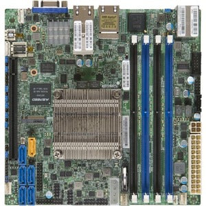 X10SDV-4C-TLN4F-B SuperMicro X10SDV-4C-TLN4F Single Socket FCBGA 1667 System On Chipset Intel Xeon D-1518 Processors Support DDR4 4x DIMM 6x SATA3 6.0Gb/s Mini-ITX Server Motherboard (Refurbished)