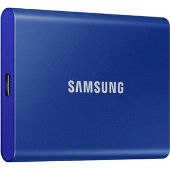 Samsung - MU-PC1T0H/AM - T7 1TB Portable USB 3.2 External Solid State Drive (SSD) (Indigo Blue)