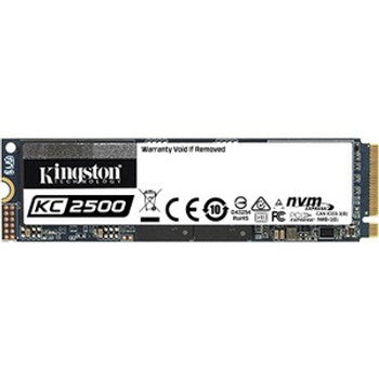 Kingston - SKC2500M8/2000GBK - KC2500 2TB TLC PCI Express 3.0 x4 NVMe M.2 2280 Internal Solid State Drive (SSD)