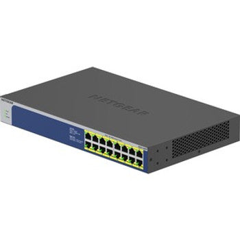 NetGear - GS516PP-100NAS - GS516PP Ethernet Switch - 16 Ports - 2 Layer Supported - 316.10 W Power Consumption - 260 W PoE Budget - Twisted Pair - PoE Por