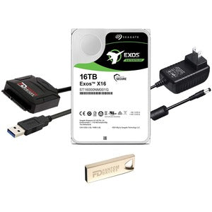 HDD16000PC-KIT Fantom Drives 16TB 7200RPM SATA 6Gbps 256MB Cache 3.5-inch Internal Hard Drive