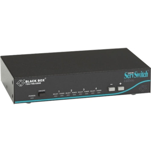 KV5002MA-R2 Black Box ServSwitch Ultra 2Port KVM Switch with OSD (Refurbished)