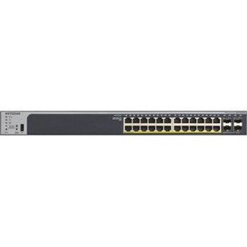 NetGear - GS728TPv2 - Stackable Smart Managed Switch Series () - 24 Ports - Manageable - 3 Layer Supported - Modular - 4 SFP Slots - 226 W Power Consumpti