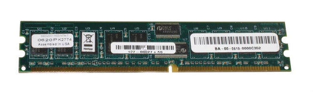 107-00027+A0 NetApp 512MB ECC DIMM Memory Upgrade for R200, R150, GF960