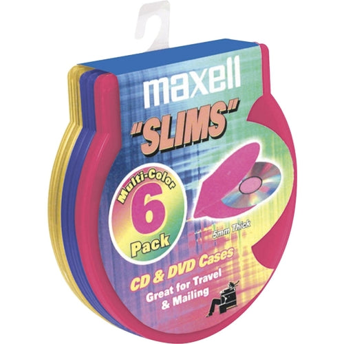 190082 Maxell CD-354 "Slims" C-Shell Cases Book Fold