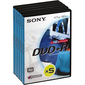 50DPR47LS4 Sony 4.7GB 16x DVD-R Optical Media (50-Pack)