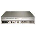 AV2020-001 Avocent AutoView 2020 KVM Switch 16 x 2 16 x RJ-45 Keyboard/Mouse/Video 1U Rack-mountable (Refurbished)