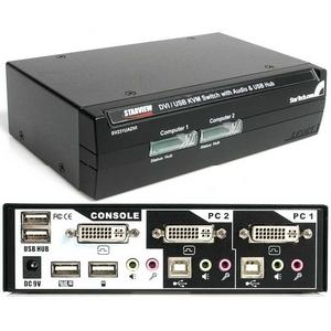 SV231UADVI Stardot 2 Port Dvi + Usb Kvm Switch With Audio