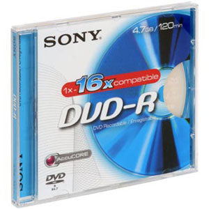 100DMR47LS4 Sony 4.7GB 16x DVD-R Optical Media (100-Pack)