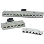 FM035 Black Box 12 Port Cat 3 Harmonica Network Patch Panel