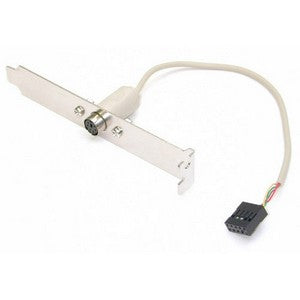 PLATE6F StarTech PS/2 Connector Slot Plate for PC (Beige)