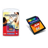 TS64MSDC Transcend 64MB SD Flash Memory Card