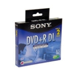 2DPR85L1 Sony 8.5GB 2.4x Double Layer DVD+R Optical Media (2-Pack)