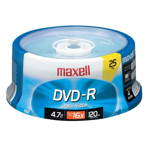 638010 Maxell 4.7GB 16x DVD-R Optical Media