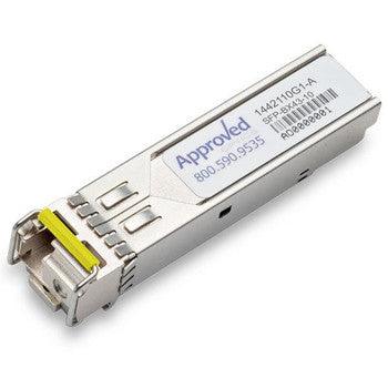 Adtran - 1442110G1 - 1.25Gbps 1000Base-BX-D Single-mode Fiber 10km 1490nmTX/1310nmRX LC Connector SFP Transceiver Module