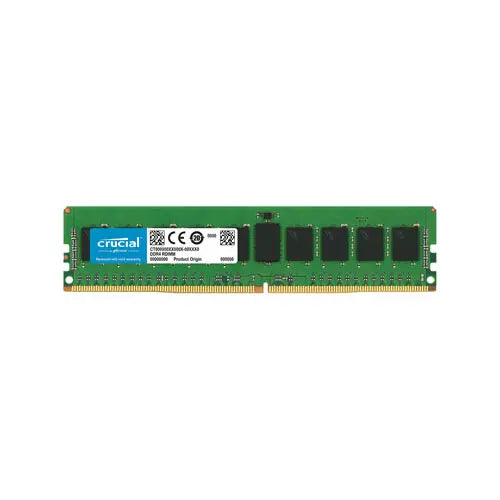 16GB DDR4-2666MHz PC4-21300 ECC Unbuffered CL19 288-Pin DIMM 1.2V Dual Rank Memory Module