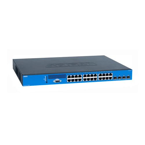 1700595G10 Adtran NetVanta 1235P 24 x Ports PoE+ 10/100Base-TX + 4 x SFP Ports Layer 3 Managed 1U Rack-mountable Fast Ethernet Network Switch