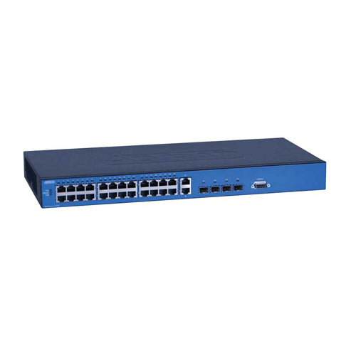 1703594G1 Adtran NetVanta 1234 24 x Ports 10/100Base-TX + 4 x SFP Ports Layer 3 Managed 1U Rack-mountable Fast Ethernet Network Switch