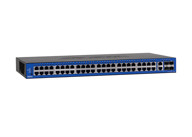 NetVanta 1238P 48 x Ports PoE 10/100Base-TX + 4 x SFP Ports Layer 3 Managed 1U Rack-mountable Fast Ethernet Network Switch