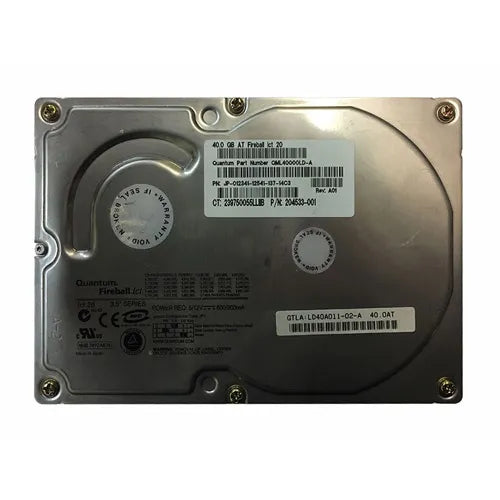 204533-001 Compaq 40GB 5400RPM IDE 3.5-Inch Hard Drive