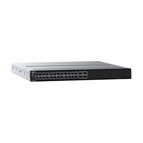 210-APHQ Dell PowerSwitch S5200-ON Series S5224F-ON 24 x Ports 25Base-X SFP28 + 4 x QSFP28 Ports Layer 3 Managed 1U Rack-Mountable Gigabit Ethernet Network Switch