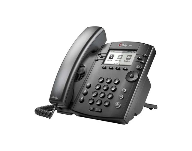 2200-48300-001 - Polycom VVX 301 6-Line PHN with HD Voice+Power Desktop