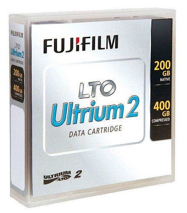 26220001 Fujifilm 200GB(Native) / 400GB(Compressed) LTO Ultrium 2 1/2-inch Tape Media Cartridge