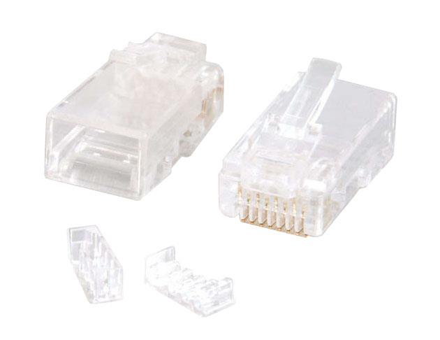 27574-A1 Cables To Go RJ-45 Cat-5e Plug Round Solid Connector (50-Pack)