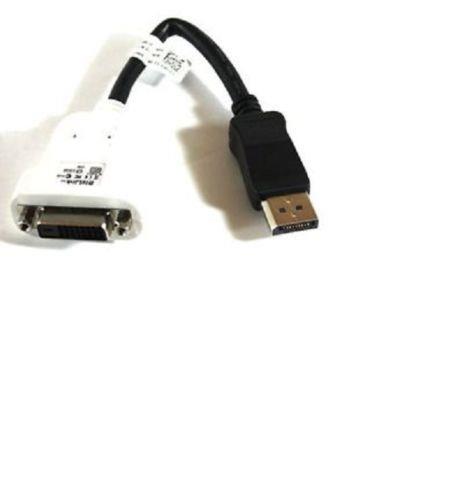 330-1269 Dell Port Display (M) Port to DVI-D (F) VGA Cable Adapter for Precision Workstation R5500, Precision Mobile Workstation M4600, M6600