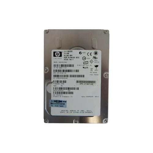 HP 72.8GB 10000RPM Ultra320 SCSI Hot Swappable LVD 80-Pin 3.5-Inch Hard Drive with Tray for ProLiant Server