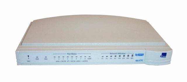 3C16701A 3Com OfficeConnect 8-Ports 10Base-T Ethernet Hub (Refurbished)