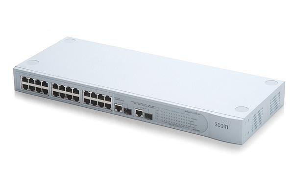 3CR17500-91 3Com SuperStack 3 3226 24-Ports 10Base-T/100Base-TX Fast Ethernet L3 Managed Switch with 2x (mini-GBIC) SFP Ports (Refurbished)