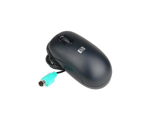 5188-6229 HP 3-Button Scroll Wheel Ball PS-2 Mouse (Black)