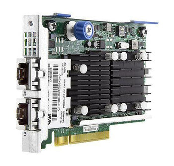 HP - 533FLR - FlexFabric 10Gbps RJ-45 Dual-Ports 10GBase-T Gigabit Ethernet PCI Express 2.0 x8 Network Adapter